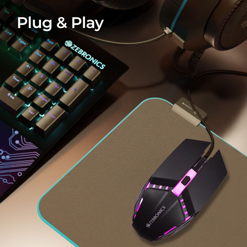 ZEBRONICS Zeb Phero Wired Optical Gaming Mouse - Image 6