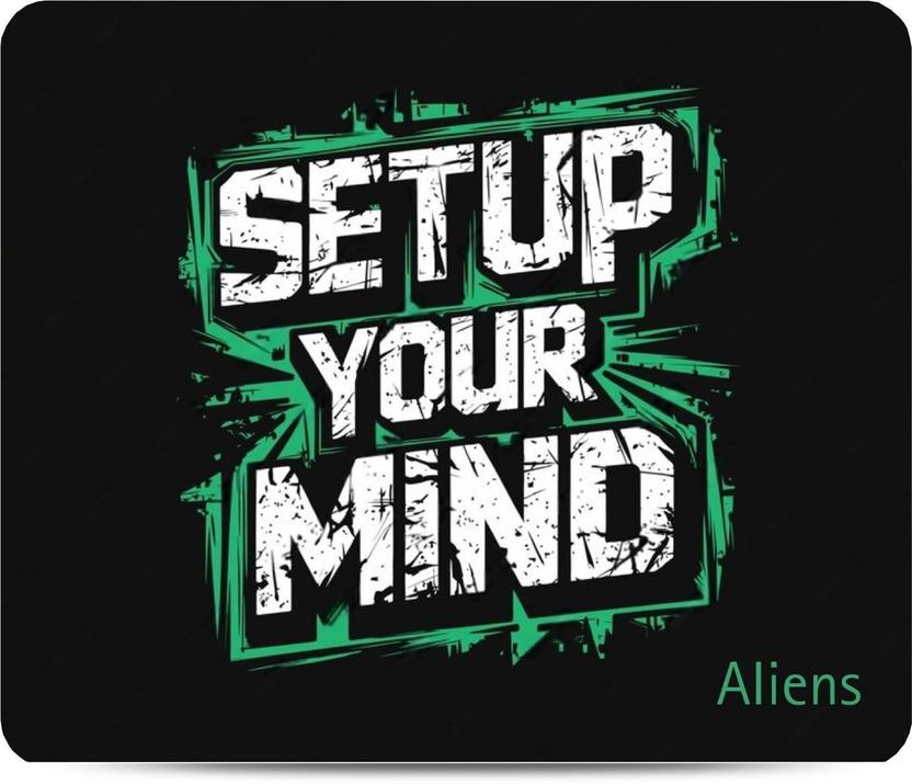 Aliens Gaming Mouse Pad ,Precision, Non-Slip, Water-Repellent, Smooth Surface Non Slip Base Mousepad