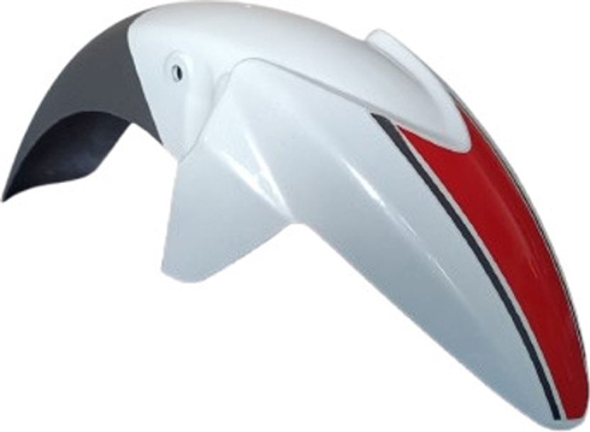 Mudsor Front Mud Guard for TVS Apache RTR 160 NA (White) - Image 4