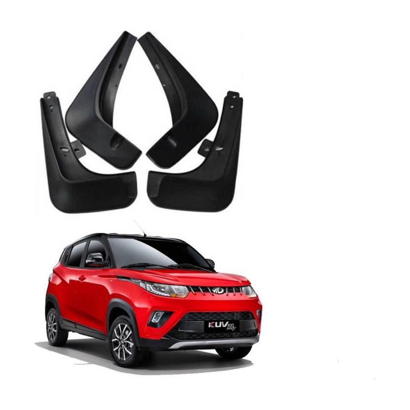 ASRAUTO Rear Mud Guard, Front Mud Guard For Mahindra KUV 100 NA