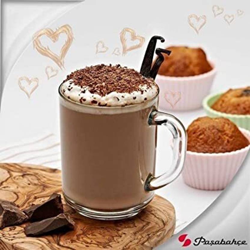 PASABAHCE Glass Pub Coffee, 250 Ml Glass Coffee Mug