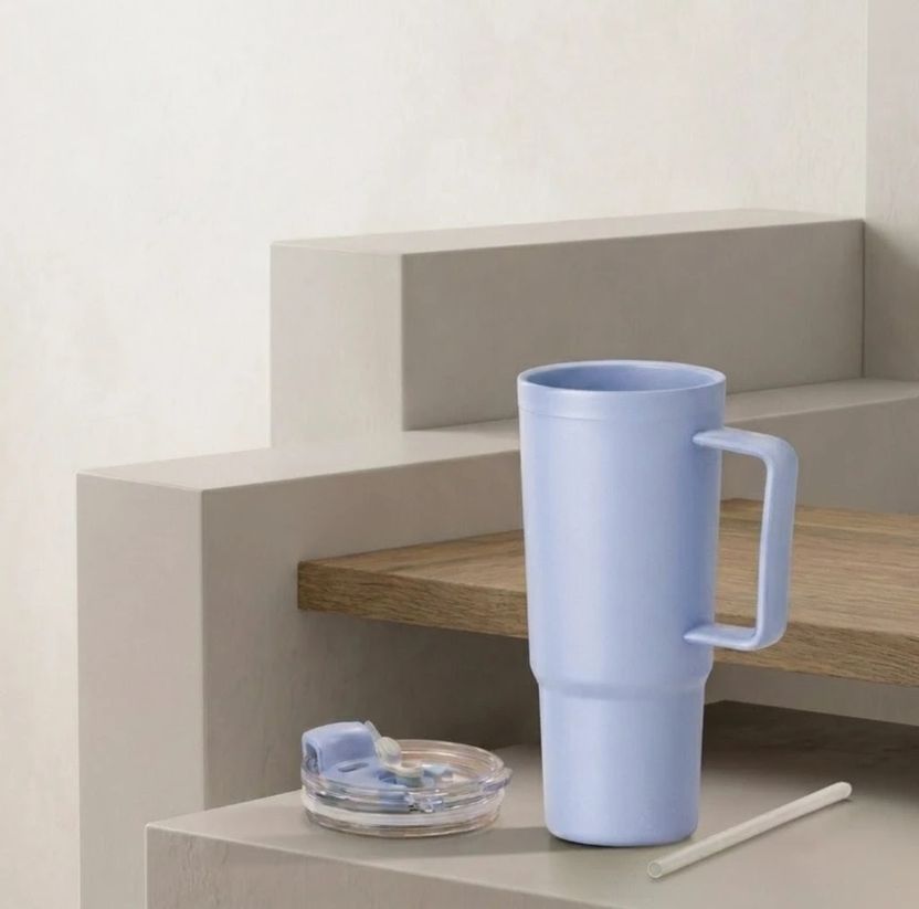 RANIC Large Capacity Water Tumbler with Handle & Straw - Image 5