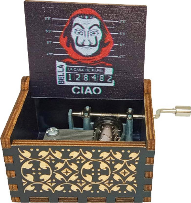 Rudrav Money Heist Music Engraved Money Heist Music Box Money Heist