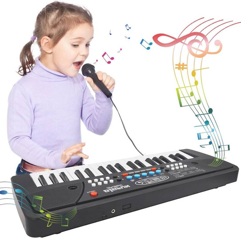 BIGFUN The 37 Key Piano Keyboard Toy with Recording, Mic and USB Cable for Power-81