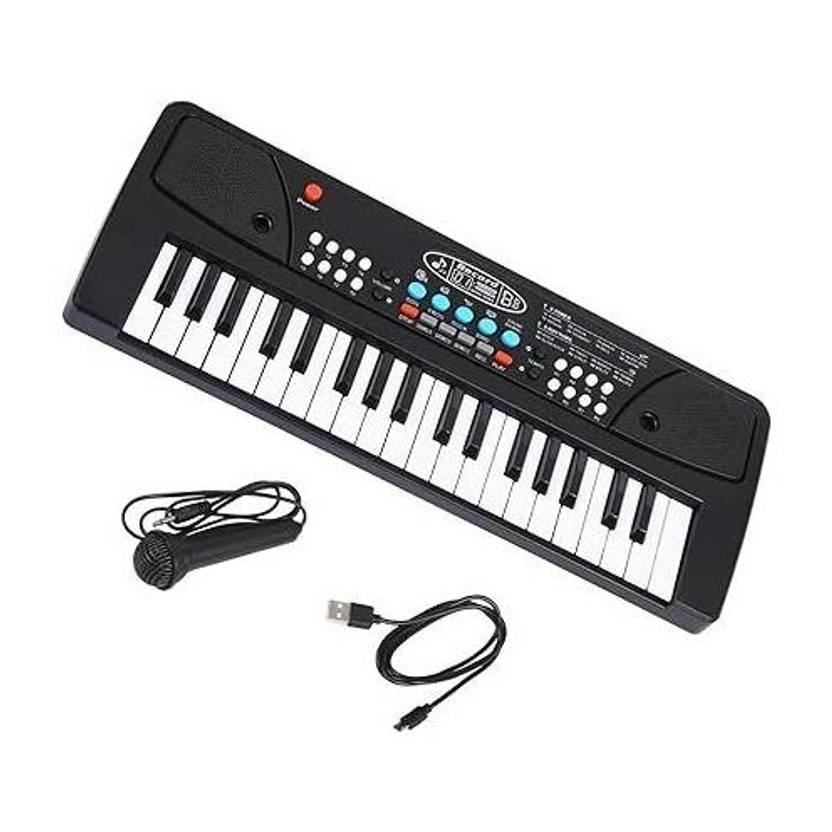 BANTAS 37 Key Piano Keyboard Toy for Kids with Mic Analog Portable Keyboard (37 Keys)