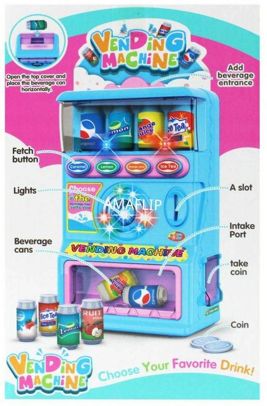 Amaflip Fully Functional Talking Vending Machine Toy for Kids Fully