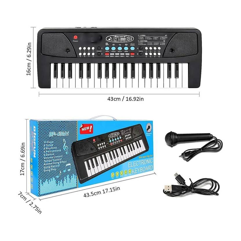 BANTAS Keyboard Piano, 37 Keys Piano Keyboard for Kids Musical Instrument Gift Toys