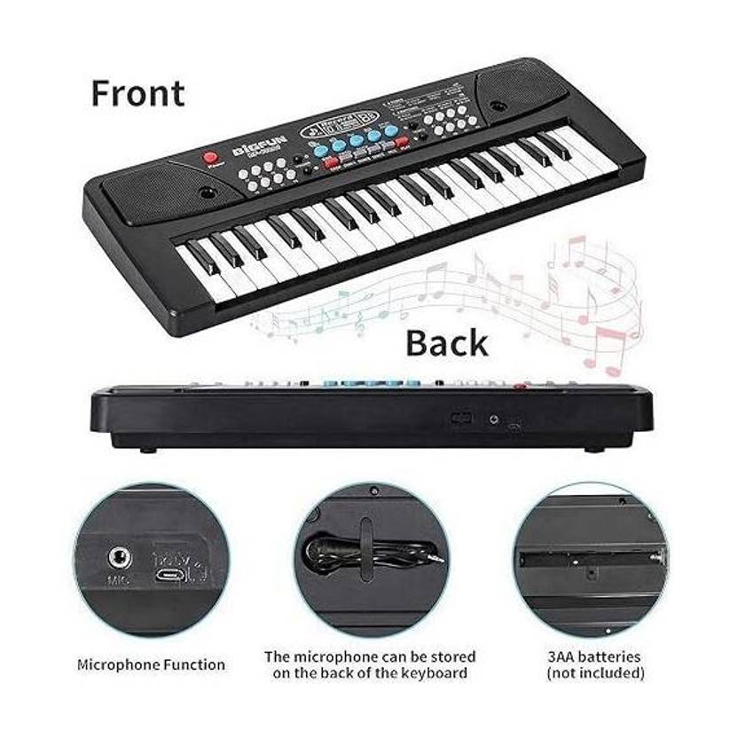 BANTAS 37 Keys Bigfun Piano Electiric Keyboard With Recording And Mic & Mobile Charger