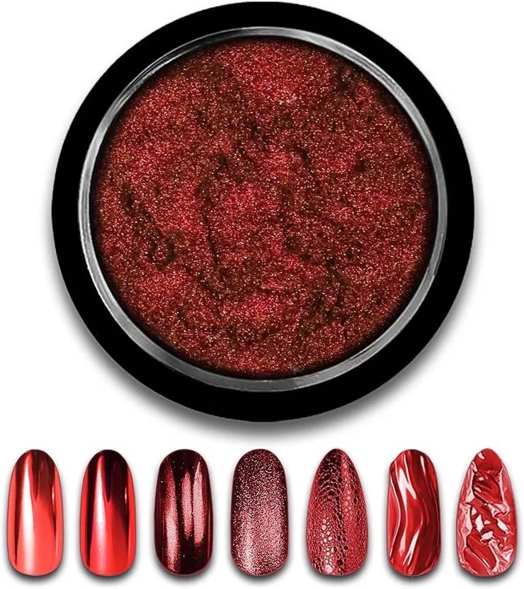 feelhigh Professional Nail Art Chrome Mirror Glitter Pigment Powder