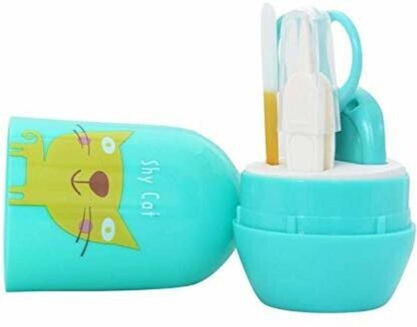 moms angel Baby Infant and Toddler Grooming Kit with Scissors 4 in 1 Set