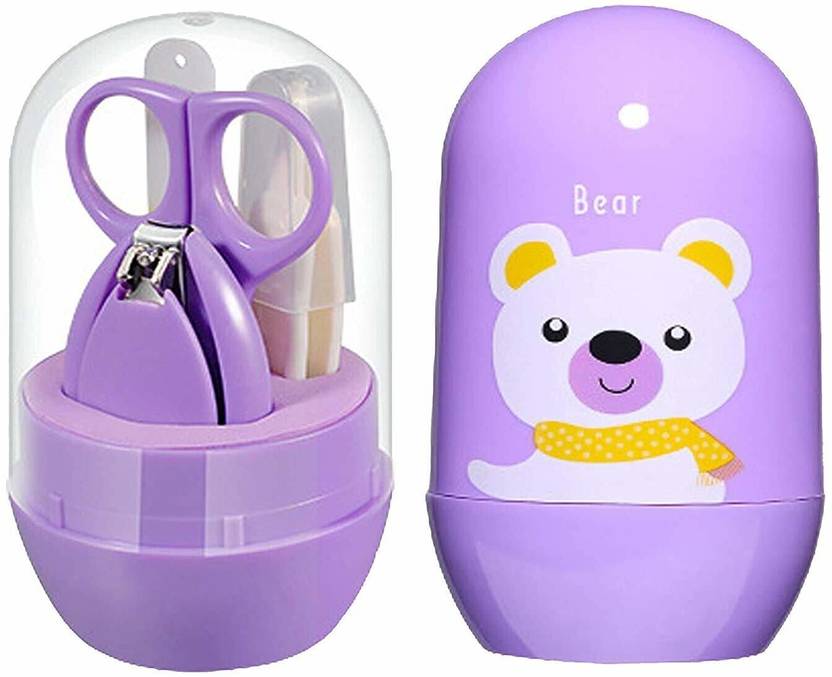 moms angel Baby Infant and Toddler Grooming Kit with Scissors 4 in 1 Set