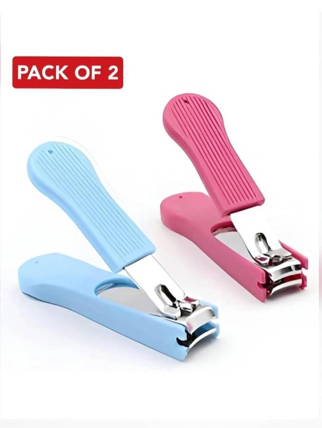 BRM TRADERS Nail Cutter Clipper (Set of 2) (Random Colors)