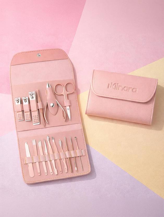 MINARA 16 In 1 Grooming, Manicure and Pedicure Kit Pink