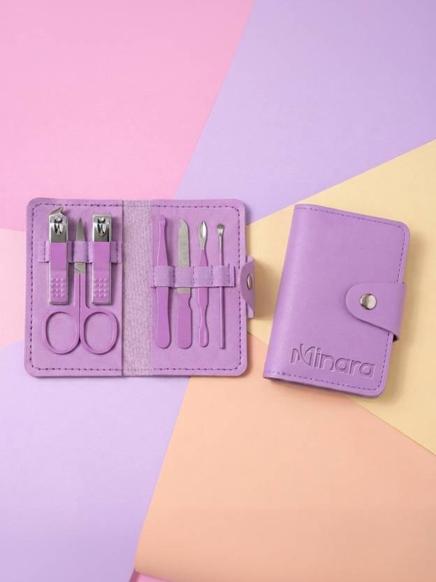 MINARA 7 In 1 Pedicure, Manicure and Grooming Kit Purple
