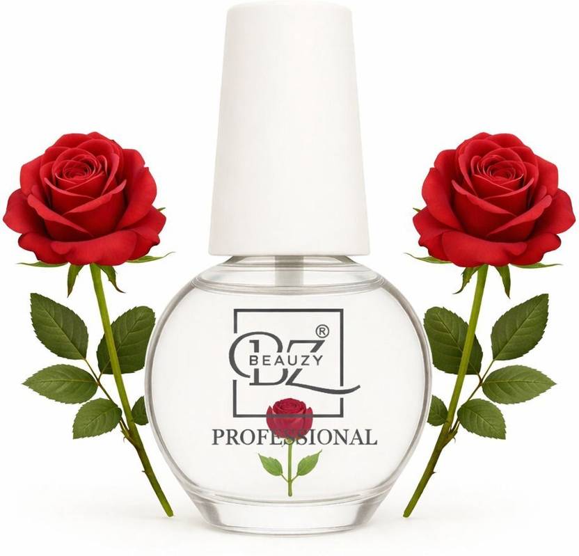Beauzy Floral-Infused Cuticle Oil Nourishing Nail & Cuticle Treatment Oil(Rose)