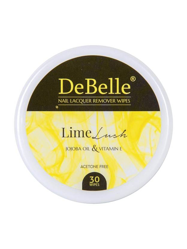 DeBelle Nail Lacquer Remover Wipes -Lime Lush