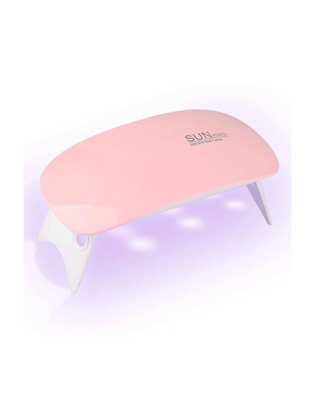 EZELFLOW BEAUTY SUN UV Nail Lamp,Sun Mini2 6W Led Nail Lamp For Gel Polish With 2 Timing Setting Nail Polish Dryer