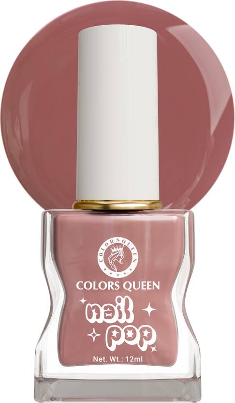 COLORS QUEEN Nail Pop Nail Polish Glossy Gel Finish, Non Sticky, Long Lasting & Quick Drying Orchid Pink