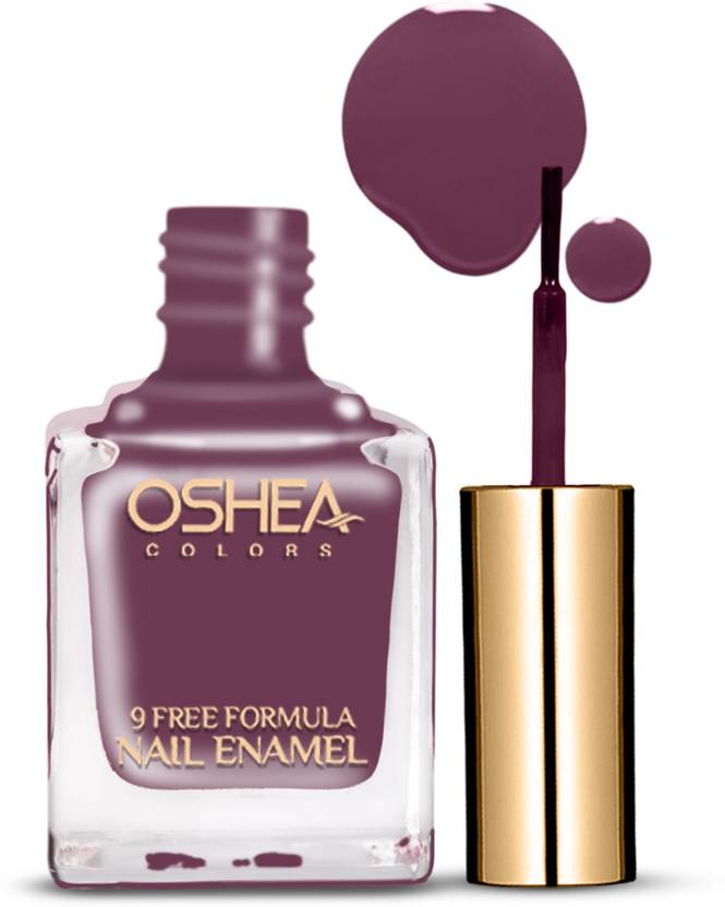 OSHEA Nail Enamel Vibrant & Long Lasting Nail Polish - 08 Seed Crush Red Red