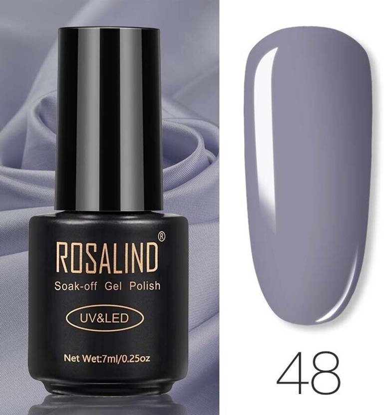 ROSALIND 7ml Nail Gel Polish UV/LED Lamp Manicure Nail Art Long-lasting Gel (RL-7ml-48) RL-7ml-48
