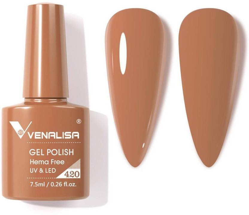 VENALISA Nail Gel Polish 7.5ml Nail Polish HEMA FREE Soak Off UV Gel Polish Paint - 420 VIP4-420