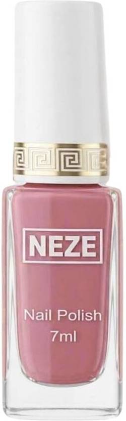 neze Nail Polish 7ml Long Lasting Quick Dry Glossy Nail Color Shade - Dusty rose Pink Pink