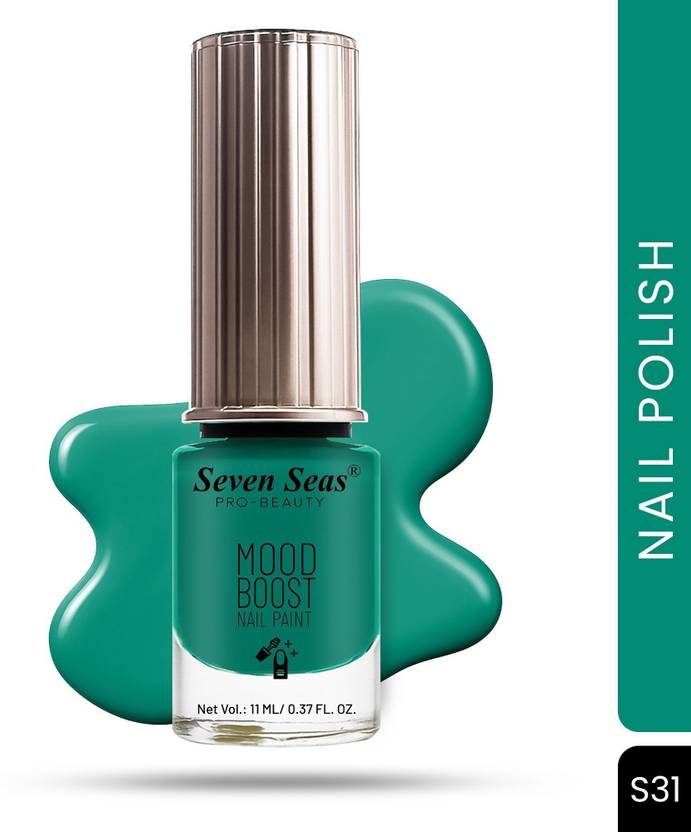 Seven Seas Mood Boost Nail Paint | Quick Dry | Gives High Shine Chip Resistant Nail Polish Persian