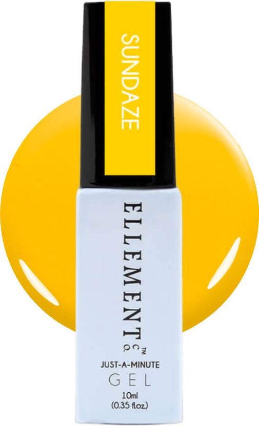 Ellement Co Sundaze Yellow Gel Nail Polish-10ml | Quick-Dry | Gel for Salon & Home Use Sundaze Yellow