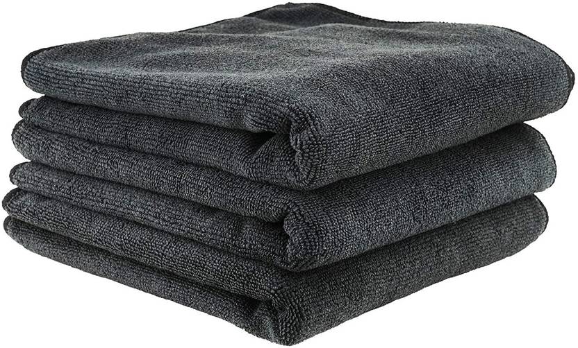 CLEANSKY MicrofiberCleaning Cloth For Kitchen,car,bike,home,Glass cleaning cloth(Grey) Wet and Dry Microfiber Cleaning Cloth