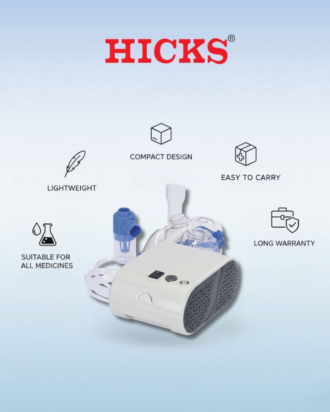 Hicks Nebulizer Machine NEB-222 White - Image 5