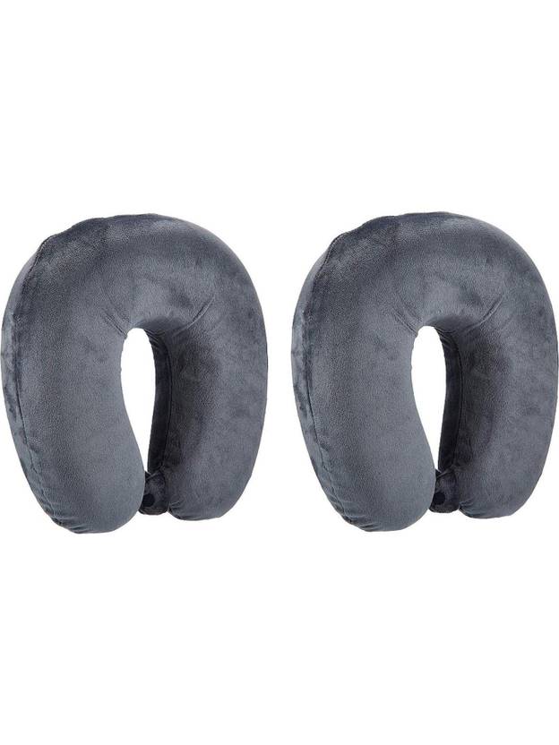 Everyonic Micro Fibre U-Shaped Soft Travelling Pillow Set of 2 Neck Pillow