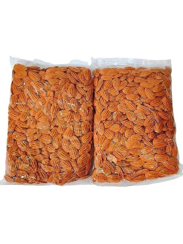 TreasureTree Islamic tasbih Plastic Badam Counting Tasbeeh Beads One Thousand Beads Orange Plastic Layered