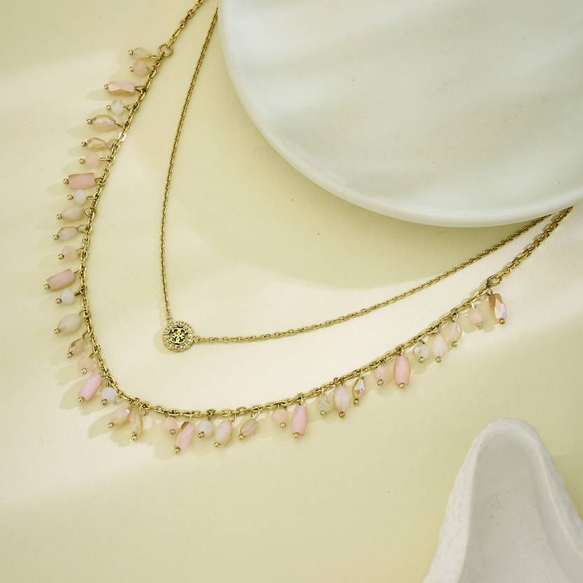 GUESS Gold-plated Plated Steel Necklace