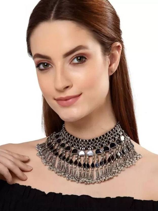 SZN Oxidized Choker Necklace Alloy Choker