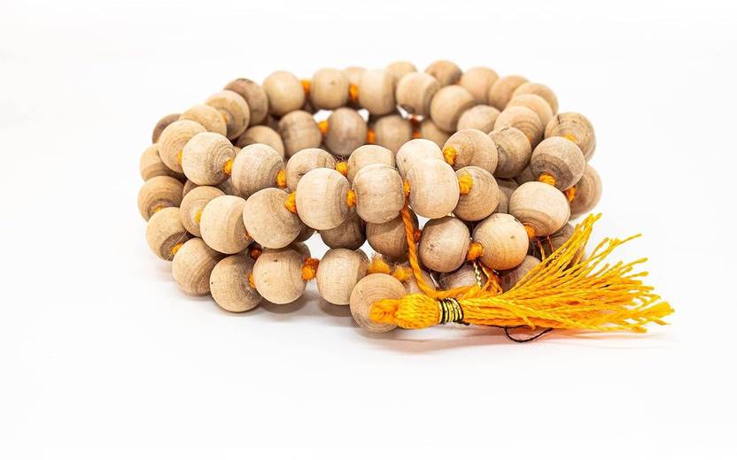 AKNaturals Tulsi Japa Mala 108 Beads Original for Mantra Jaap, Bead Beads Wood Chain