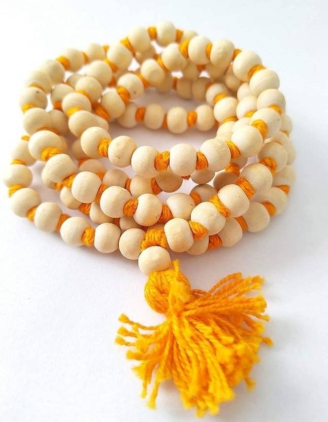 AKNaturals Tulsi Jaap Mala-108 Beads Rosary Basil-Tulsi for Jap/Tulsi Mala Wood Chain