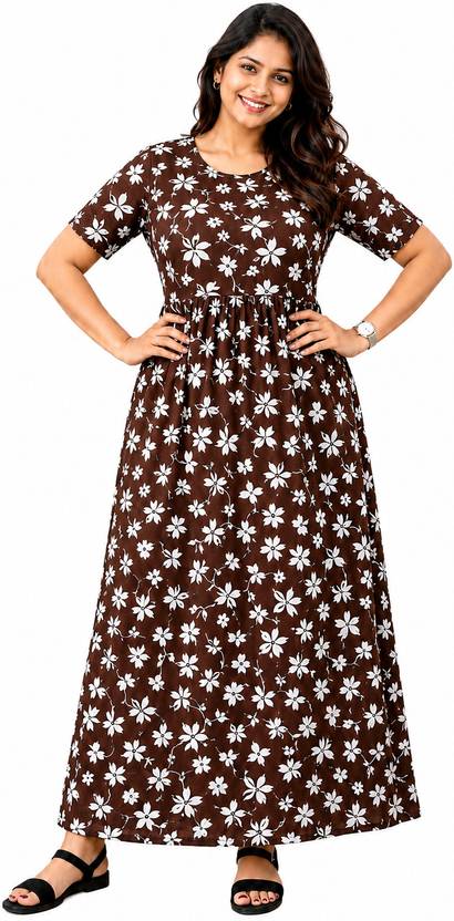 RUGGED GUY Women Maternity/Nursing Nighty