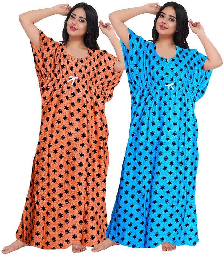 SHOPIFY Printed Pure Cotton Women Kaftan Buy SHOPIFY Printed Pure Cotton Women Kaftan Online