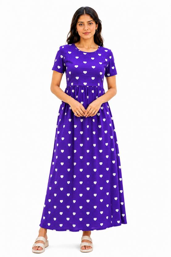RUGGED GUY Women Maternity/Nursing Nighty