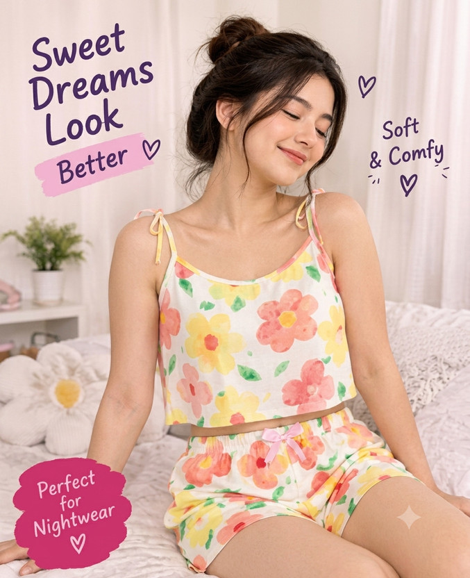 Flipkart Loot 87 - Tfv Women Night Suits Star