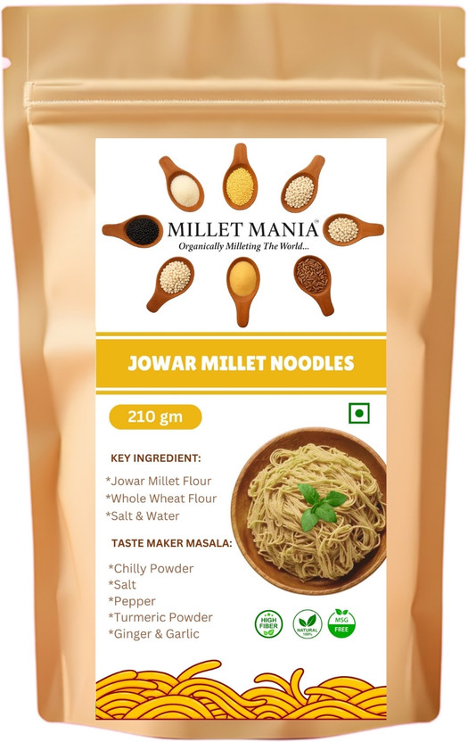 RadhaKiRasoi Millet Mania Jowar Noodles Sorghum Noodles Instant