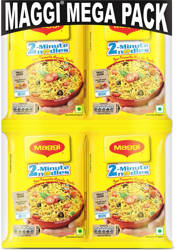 Maggi 2Minute Masala , Easy to Make Instant Noodles Vegetarian Price
