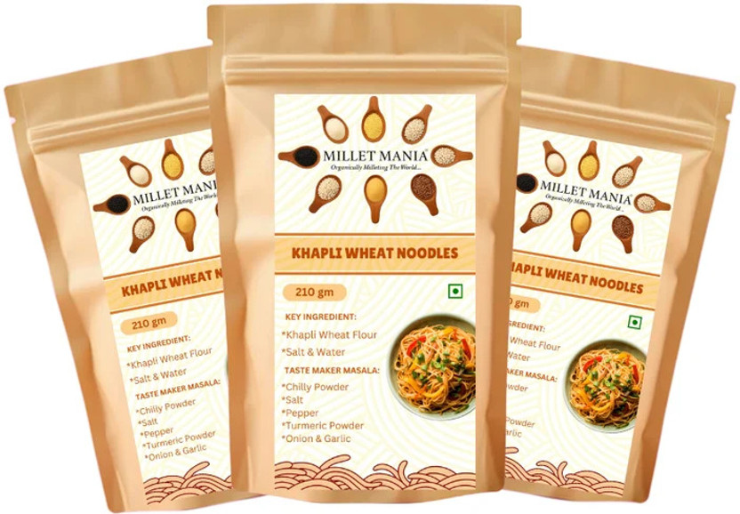 Millet Mania Khapli Wheat Noodles 210g x 3
