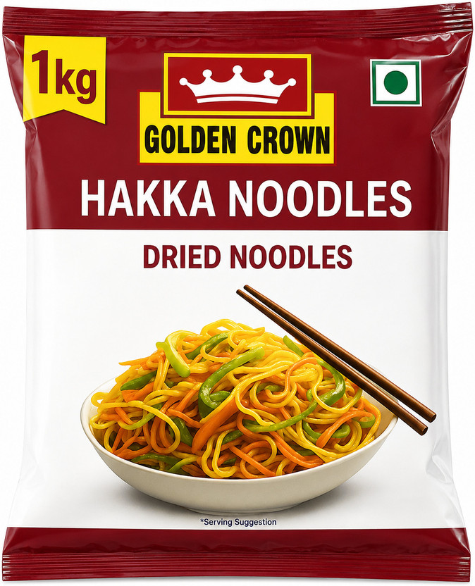 Golden Crown Hakka Noodles 1kg
