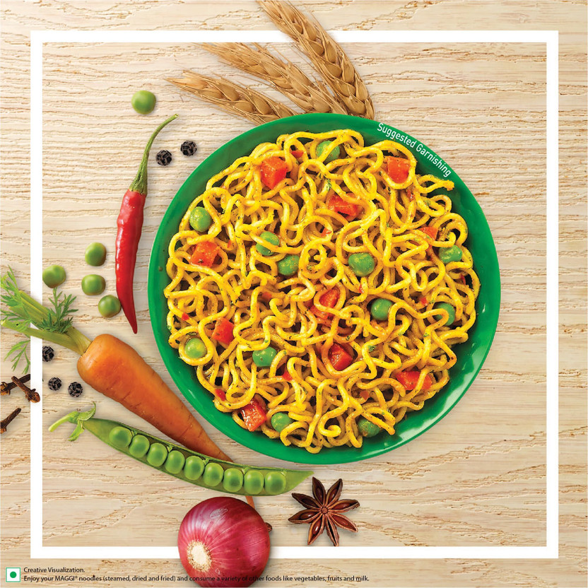 Maggi Pack of 1 Nutritious Masala Veg Atta Noodles Instant