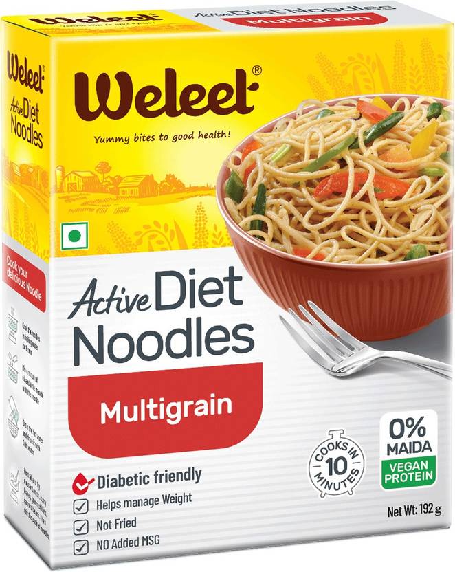 Weleet Active Diet Noodles Multigrain, Zero Maida, Diabetic Friendly
