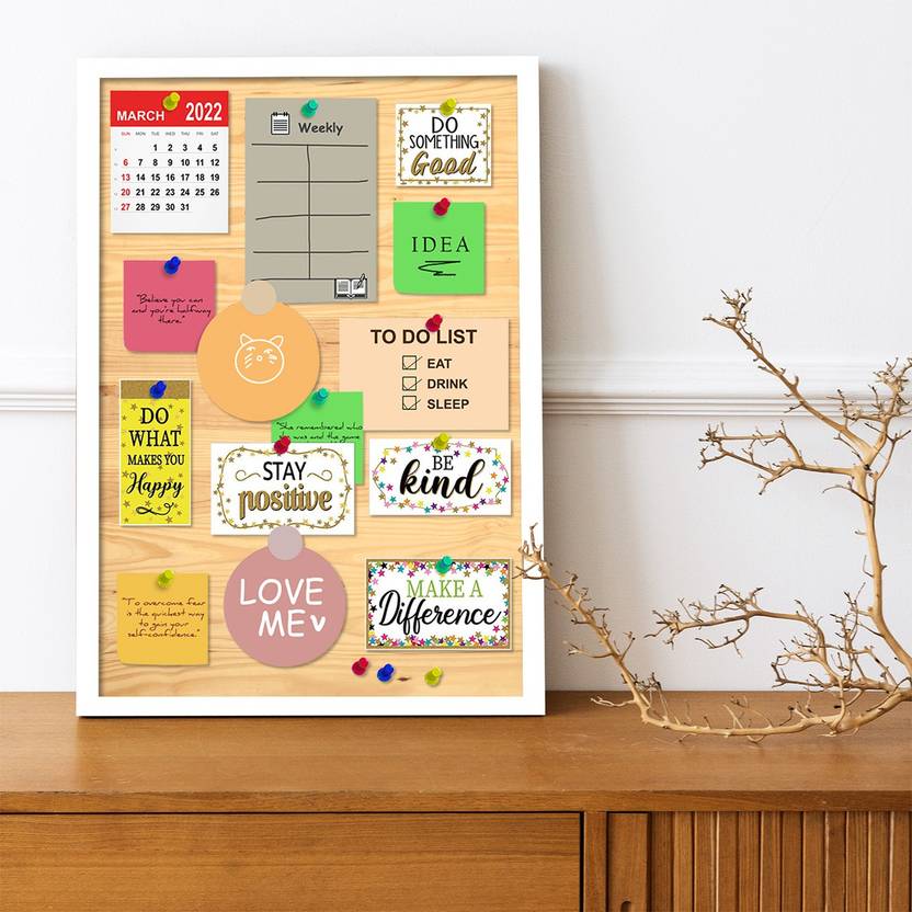 Artstreet Notice Board Bulletin Board Pinup Soft Natural Texture