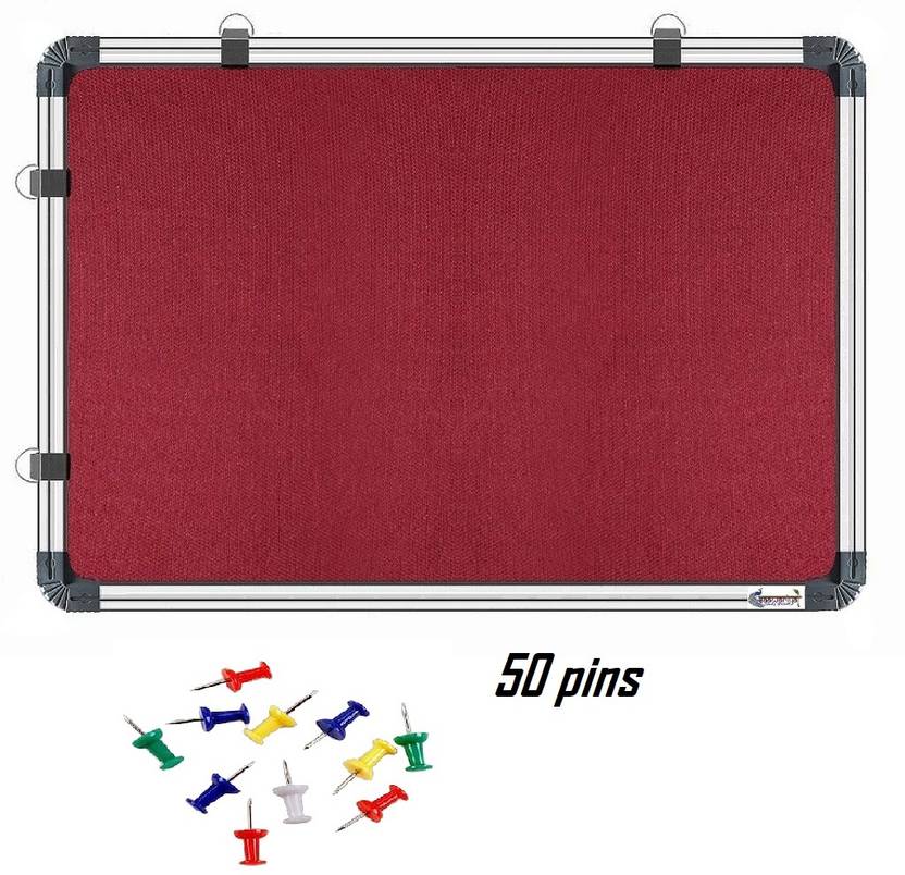 sunshine system 1.5x2 Feet Notice Board/Pin Up Board/Bulletin Board