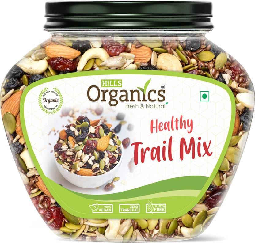 Hills Organics Healthy Trail Mix Nuts Dry Fruits Assorted Nuts Price in
