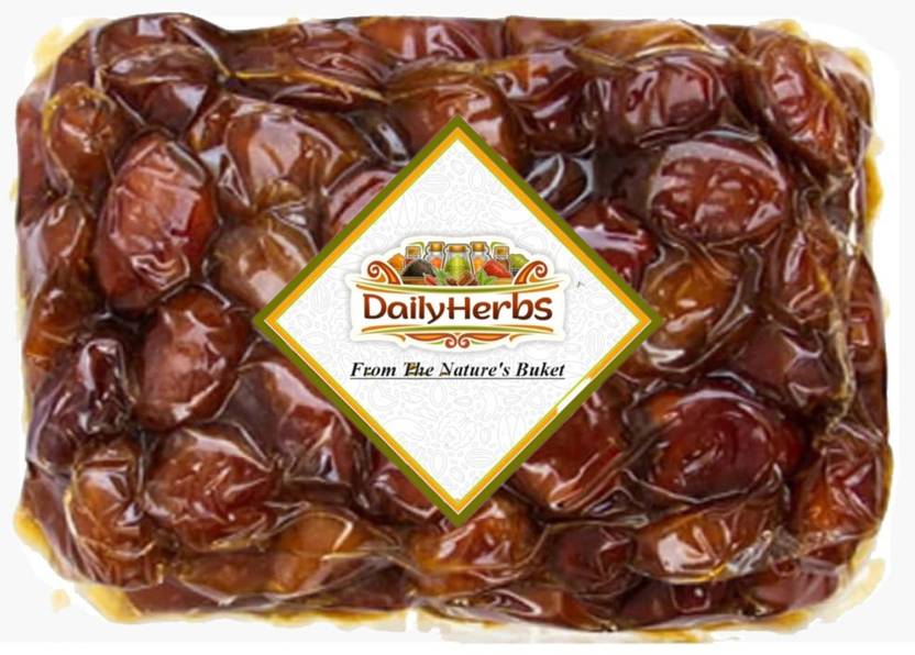 DAILYHERBS Seedless Dates | Pin Khajur Arabian Dates, Dry Fruit Dates